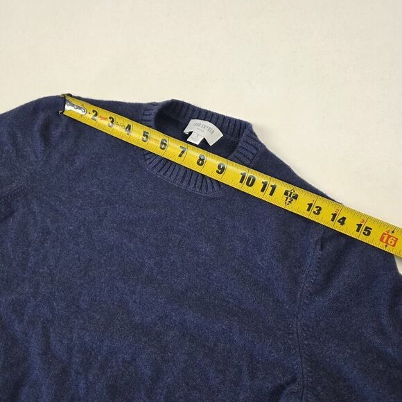 Todd Snyder Sweater Men's Small Blue Wool Cashmere Knit Blend Pullover Crewneck - Picture 6 of 11